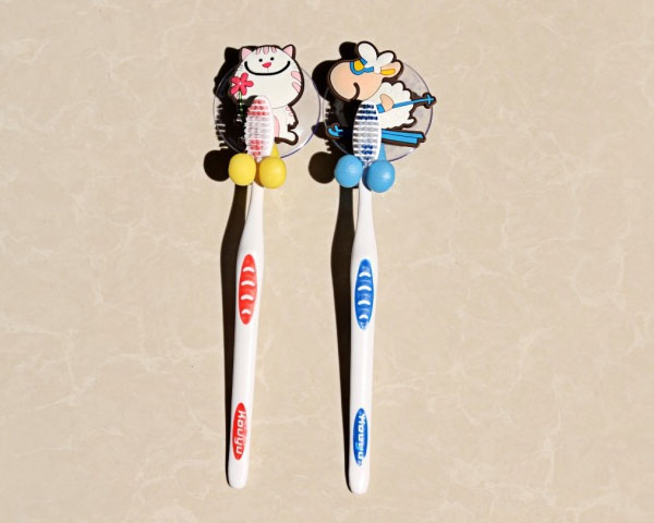 3D Cartoon Animal Tooth Brush Holder Suction Hook 1 Pcs