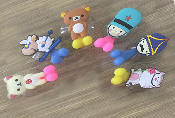 3D Cartoon Animal Tooth Brush Holder Suction Hook 1 Pcs