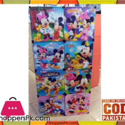 3D Mickey Mouse Portable 6 Cube Cabinet with 1 Cloth Hanging