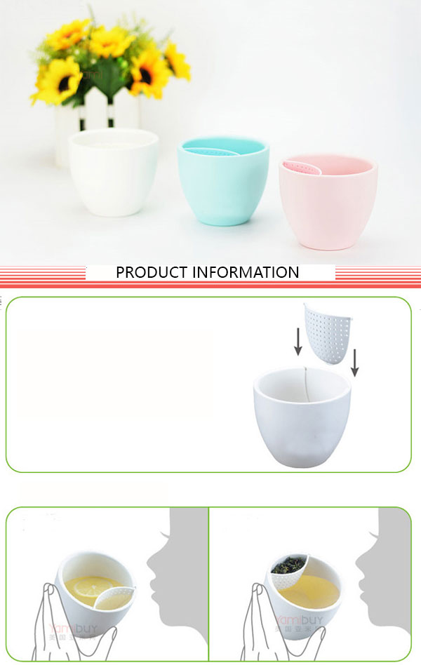 Anya Tea Strainer Cup 330 Ml 1 Pcs