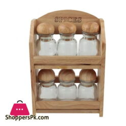 Billi Spice Rack with Bottle - GW212-6 Thailand Made