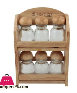 Billi Spice Rack with Bottle - GW212-6 Thailand Made