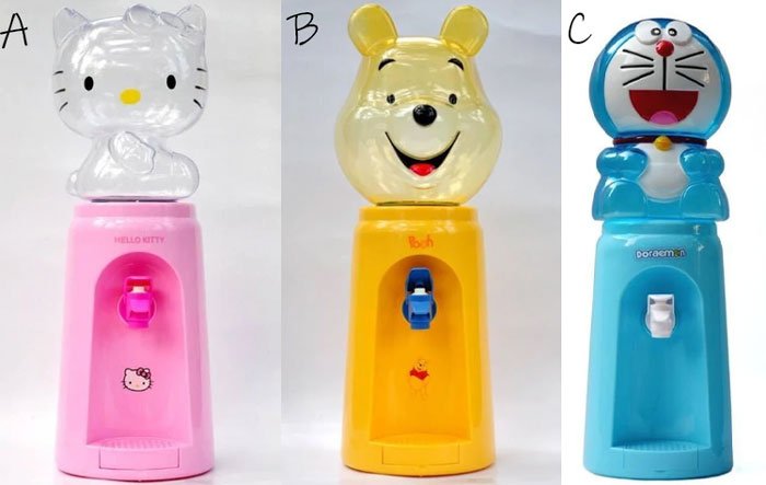 Cartoon Shaped Mini Water Dispenser 1 Piece