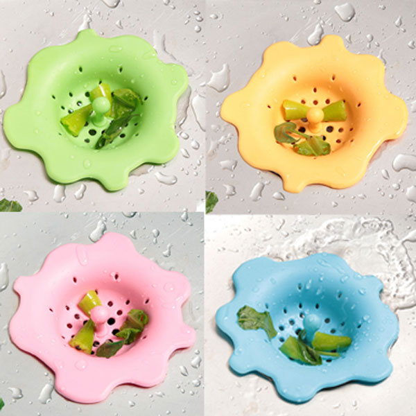 Flower Shape Silicone Kitchen Sink Strainer