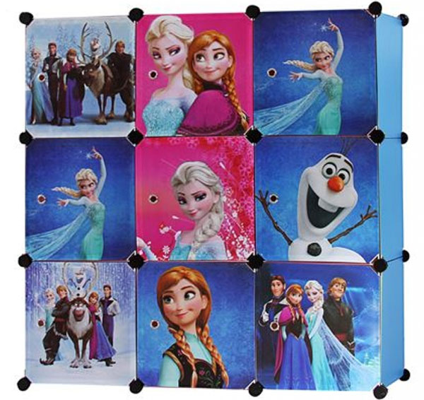 Frozen Super 9 Cube Diy Cabinet