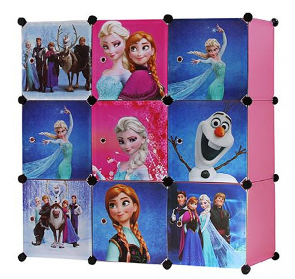 Frozen Super 9 Cube Diy Cabinet