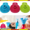 Silicone Foldable Funnel For Kitchen For One Pieces