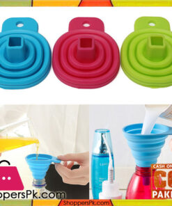 Silicone Foldable Funnel For Kitchen For One Pieces