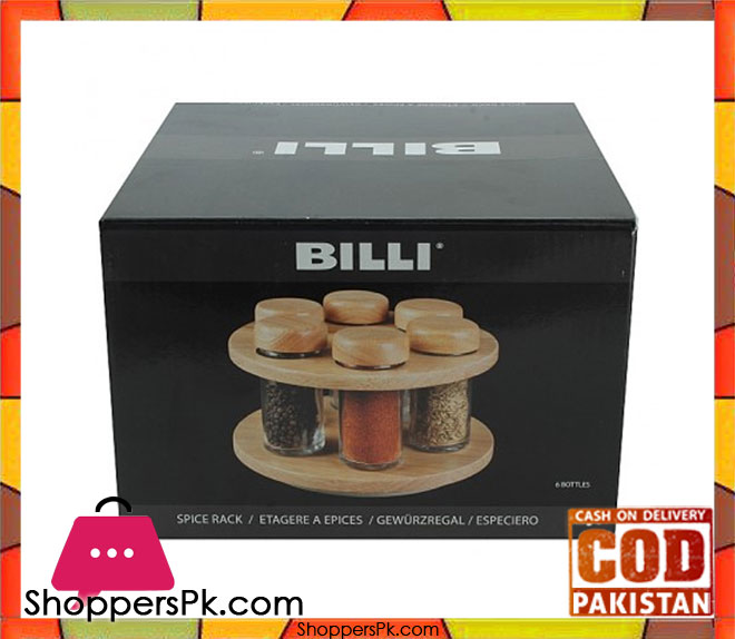 Billi Spice Rack 6 Bottles #Gw210-6