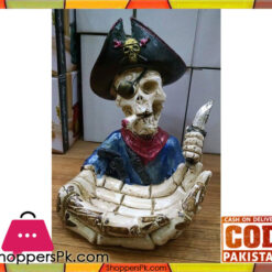 Human Skull Head Ashtray (1111)