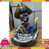 Human Skull Head Ashtray (1112)