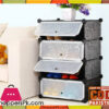 Intelligent Plastic Portable Cube Cabinet - 4 Cubes