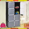 Intelligent Plastic Portable Cube Cabinet – 8 cubes