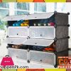 Intelligent Plastic Portable Cube Cabinet – Shoe Rack 8 Cube