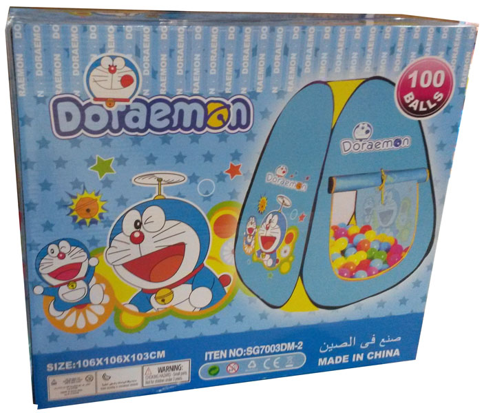 Doraemon Tent With 100 Soft Balls Sg7003Dm-2