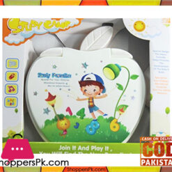 Little Grin Apple Shaped Mini Laptop Study Game For Kids
