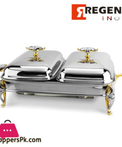 REGENT 174346 MALAIKA 2 X 1.5 Liter Rectangular Warmer Dish