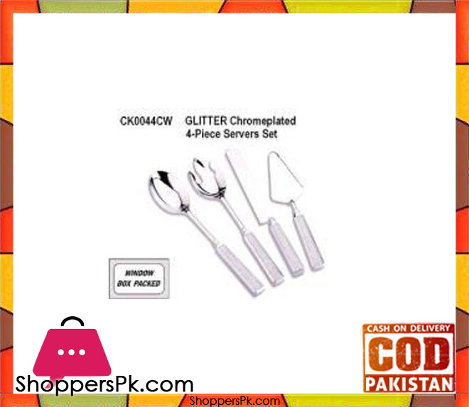 Regent Ck0044Cw Glitter 4Pcs Spoon Set