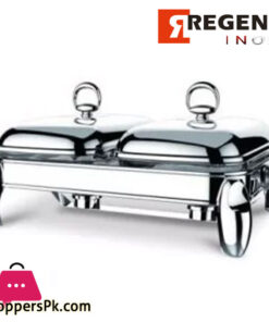 REGENT LUX 1.5 Liter x 2 Double Food Warmer Serving Dish 173846