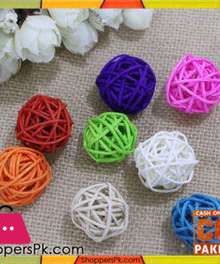 Rattan Decor Wicker Ball 8 Pcs