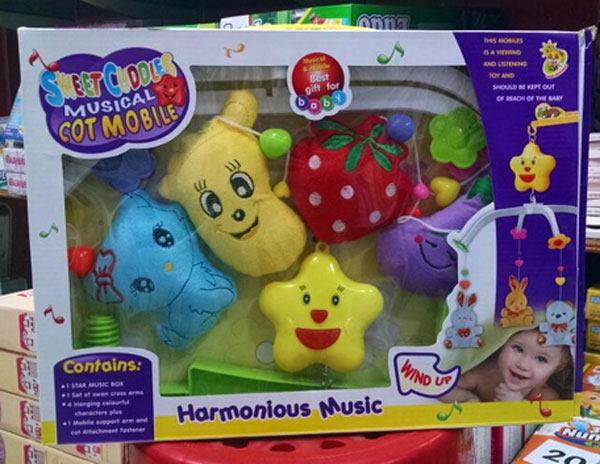 Sweet Cuddles Musical Cot Mobile