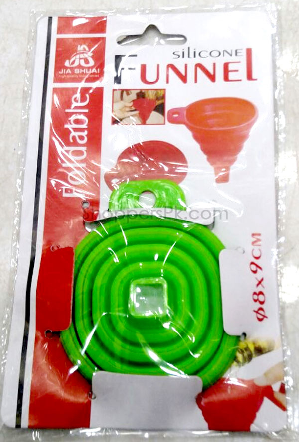 Silicone Foldable Funnel For Kitchen For One Pieces
