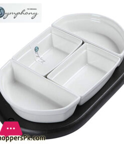 Symphony Alfresco Quadrant Serving ( Set of 5 )14cm x 10cm #SY4386