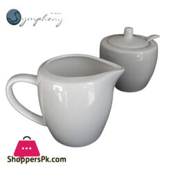 Symphony Sugar Pot &Creamer With Spoon #SY4271