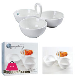 Symphony Three Division Nibble Bowl  #SY4300