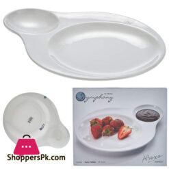 Symphony Vortex Twin Platter 29.5 X 23 X 2.5 Cm #SY4325