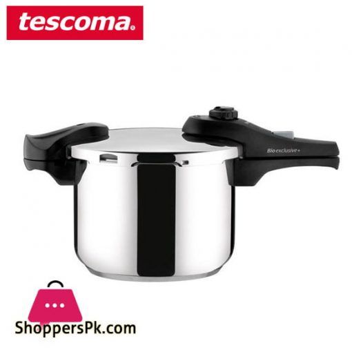Tescoma BIO EXCLUSIVE + PRESSURE COOKER 6 Liter Cooker Italy Made #701706