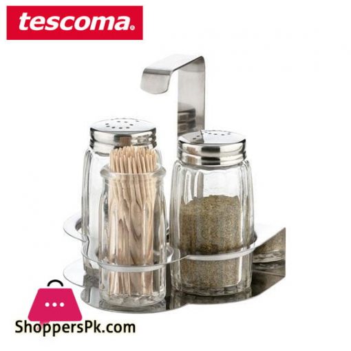 Tescoma Classic Salt - Pepper - Toothpicks Set 3 Pcs Set Italy Made #654022