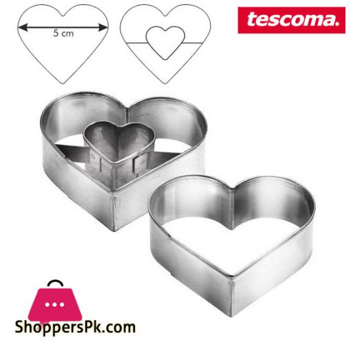 Tescoma Delicia Heart Shape Cookie Cutter 2 Pcs #631190