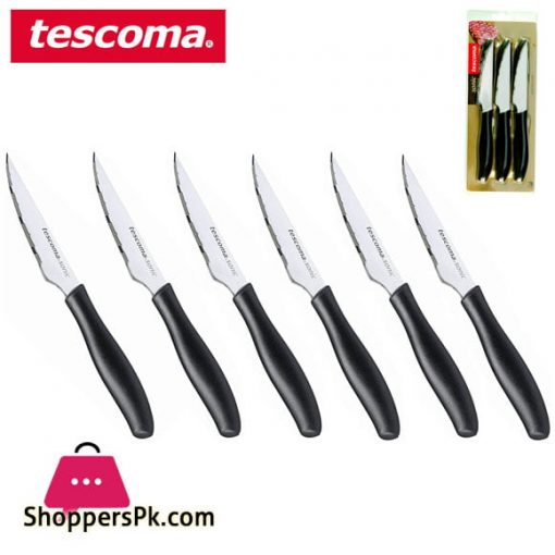 Tescoma Sonic Steak Knife 10 Cm Set 6 pieces Italy Made #862020