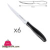 Tescoma Sonic Steak Knife Set 6 Pieces - 12 Cm #862024