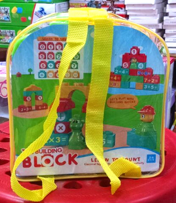 The Building Block Learn To Count 24 Pcs