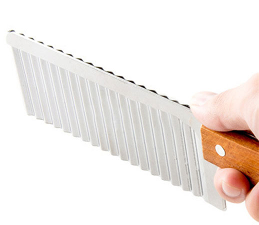 Crinkle Cutter Knife Wood Handle 1 Pcs 5 Crinkle Cutter Knife Wood Handle 1 Pcs