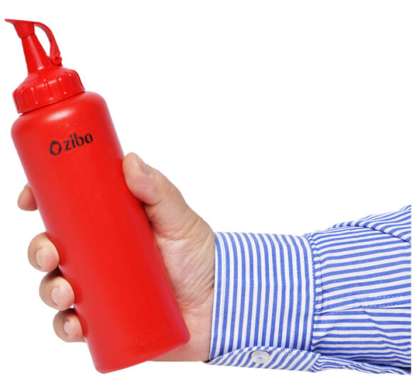 Ziba Sazan Super Squeeze Ketchup Condiment &Amp; Sauce Bottles - 350Ml Iran Made