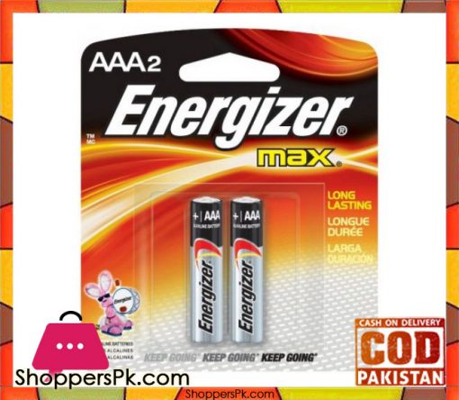 Energizer Max Cell AAA (Pack of 2)