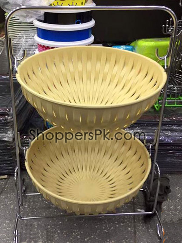 2 Tier Metal Fruit Baskets