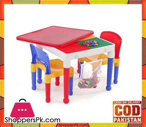 2 in 1 Plastic Construction Activity Table