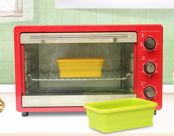 3 Foldable Silicone Folding Food Boxes Storage Containers