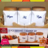 3 Pcs Serving Canister Set