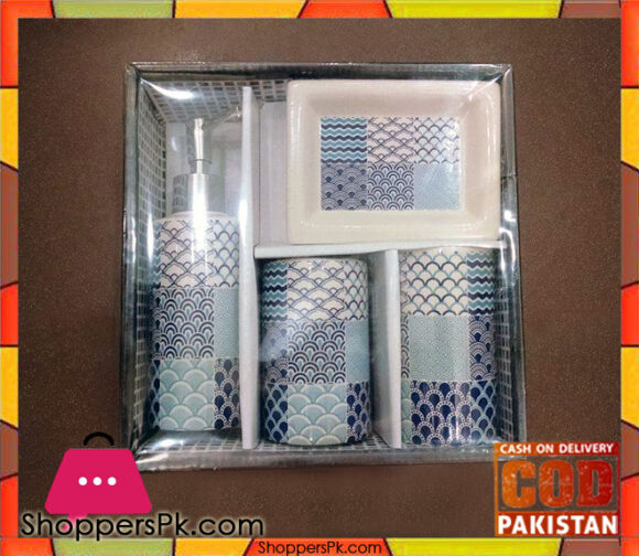 Buy 4Pcs Ceramic Bathroom Set at Best Price in Pakistan