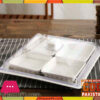 5 Pcs Porcelain Serving Dish With Glassware Cover
