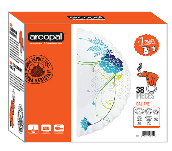 Arcopal Daliane 38 Pieces Dinner Set -17794