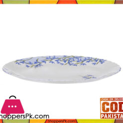 Arcopal Aliya Blue Oval Plate
