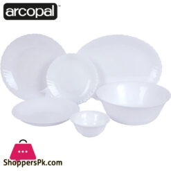 Arcopal ENDURA Feston White 26 Pieces Dinner Set FULLY TEMPERED