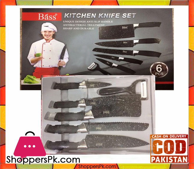 BASS Kitchen Knife Set 6Pcs in Pakistan