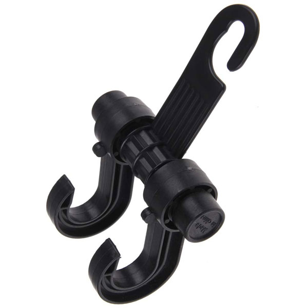 Car Back Seat Headrest Hooks Bag Cloth Organizer